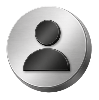 Silver 3D user avatar icon decorating the FAQ page